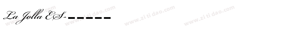 La Jolla ES字体转换